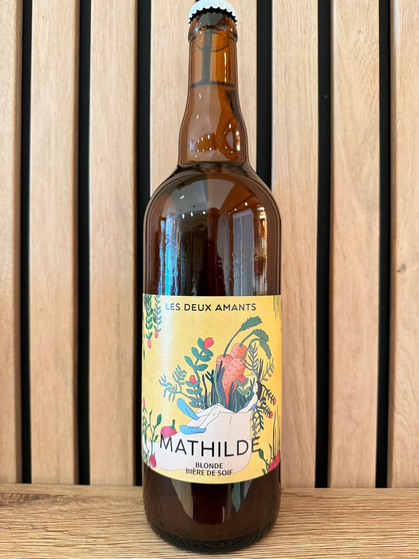 Bière Blonde, Mathilde, Brasserie les deux Amants