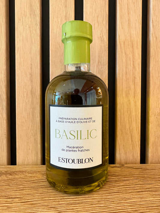 Huile d'Olive aromatisé Basilic, Château d'Estoublon