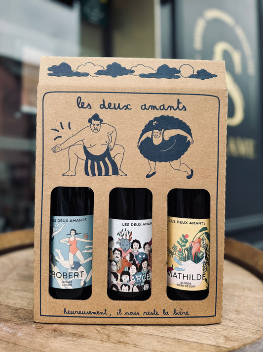 Coffret 3 Bières de la Brasserie des 2 Amants